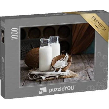 Puzzle puzzle „Veganské kokosové mléko“