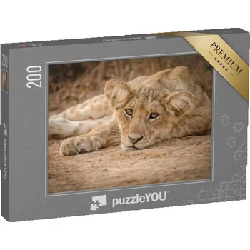 Puzzle puzzle 200 dílků „Lvíče, NP Murchison Falls, Uganda“