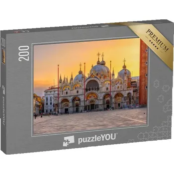 Puzzle puzzle 200 dílků „Basilica di San Marco, Benátky, Itálie“