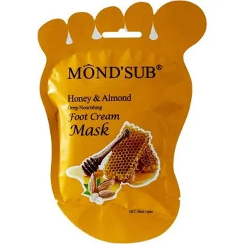Kosmetika na nohy MONDSUB maska nohy mandle&med vyživující