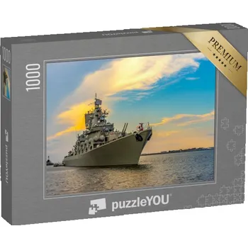 Puzzle puzzle „Vojenská loď“