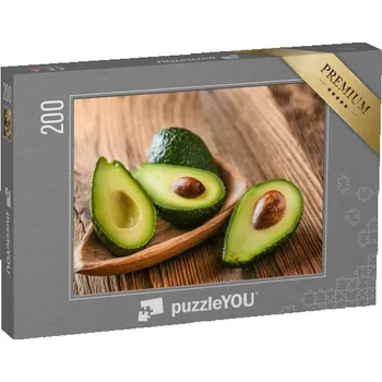 Puzzle puzzle 200 dílků „Dvě poloviny avokáda k jídlu“