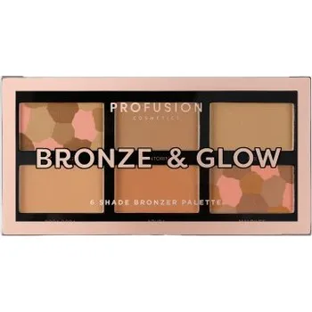 Rozjasňovač Profusion paletka bronzerů Bronze&Glow, 15,6g