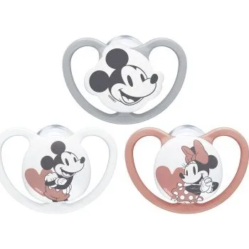 dudlíky NUK Dudlík Space Disney Mickey 0-6m BOX