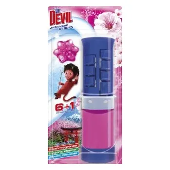WC čistič Dr.Devil 3in1 WC POINT BLOCK Japanese garden 45 ml