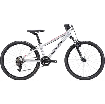 Dětské kolo CTM Rocky 2.0 2025 Barva: matná stříbrná / tmavě červená