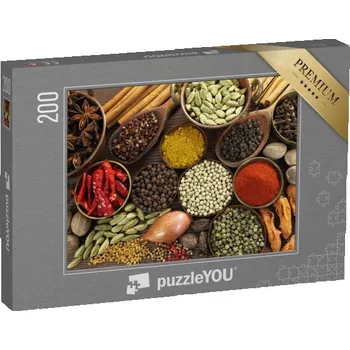 Puzzle puzzle 200 dílků „Koření a bylinky na vaření“