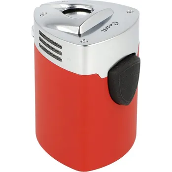 Zapalovač Caseti - Caseti Triple Jet Red, stolní zapalovač