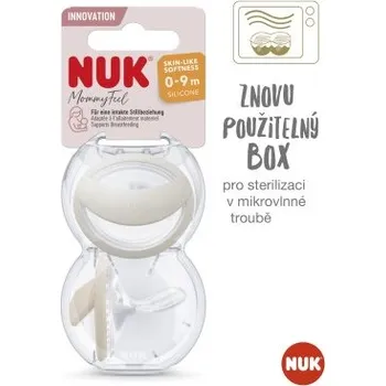 dudlíky NUK Dudlík MommyFeel 0-9m 2 ks BOX