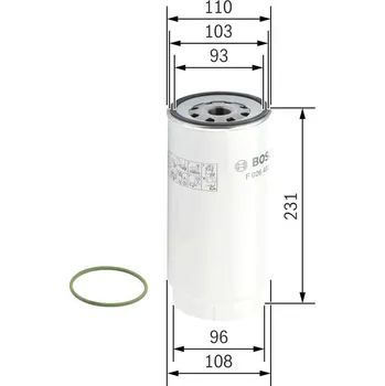 Palivový filtr Palivový filtr BOSCH F 026 402 038
