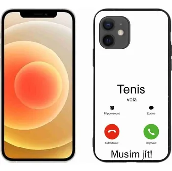 Pouzdro na mobilní telefon Gelový kryt mmCase na iPhone 12 mini - tenis volá bílé pozadí