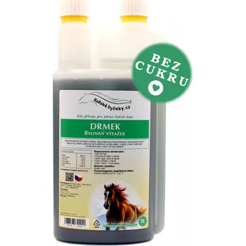 Krmivo pro koně Koňské bylinky Bylinný výtažek - Drmek obecný 1l