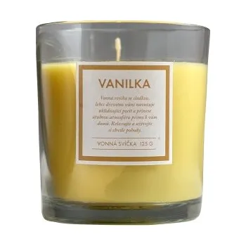 Svíčka Q-Home vonná svíčka vanilka 125g bez víčka