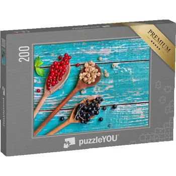 Puzzle puzzle 200 dílků „Směs bílého, červeného a černého rybízu“