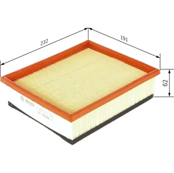 Filtr do auta Vzduchový filtr BOSCH 1 457 433 324