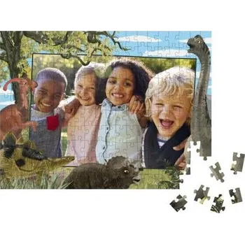 Puzzle puzzlePRODĚTI s dinosaury 200 dílky