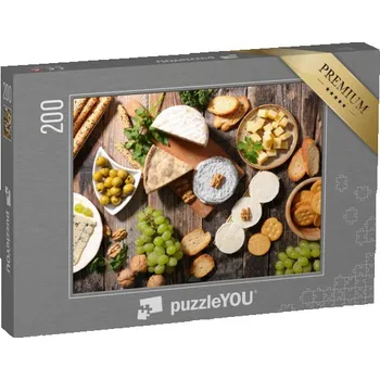 Puzzle puzzle 200 dílků „Mixovaný sýr“