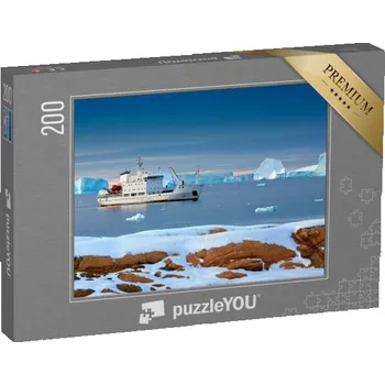 Puzzle puzzle 200 dílků „Turistický ledoborec, Špicberky“