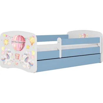Dětská postel Dětská postel Babydreams balón modrá, varianta 70x140, bez šuplíků, bez matrace