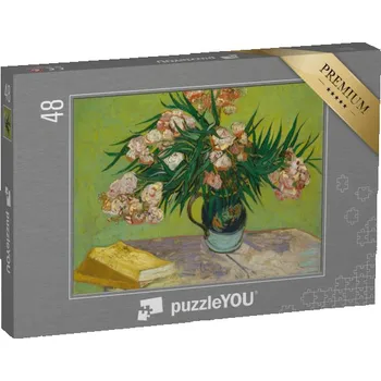 Puzzle puzzle 48 dílků „Oleandr, Vincent Van Gogh, 1888“