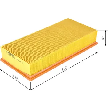 Vzduchový filtr Vzduchový filtr BOSCH 1 457 433 750