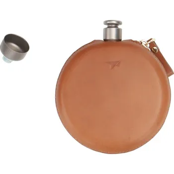 Placatka Keith Titanová dvoustěnná butylka s nálevkou Jug 130 ml - termoska