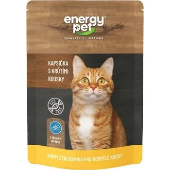 Krmivo pro kočku Energy Pet Kapsička pro kočky krůtí kousky 100 g