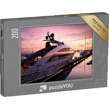 Puzzle puzzle 200 dílků „Pohled na přístav v Pattayi, Thajsko“