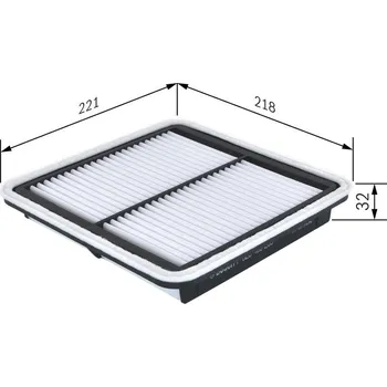 Vzduchový filtr Vzduchový filtr BOSCH F 026 400 206