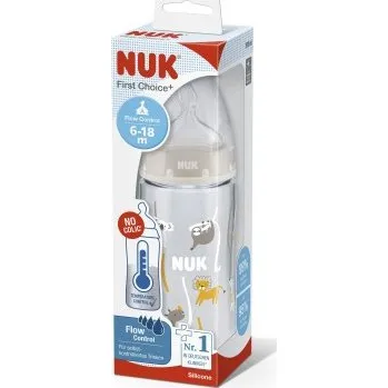 Kojenecká láhev NUK FC+ Láhev s kontrolou tepltoy 300ml