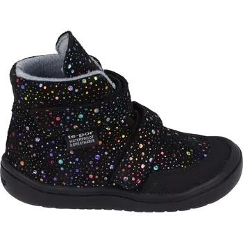 Dívčí tenisky Jonap barefoot boty Jerry černé bubliny 24