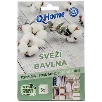 Vonný olej Q-Home vonné sáčky Svěží bavlna 3 ks