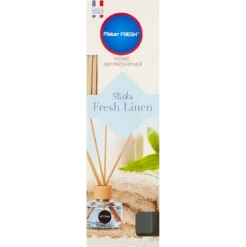 Vůně do bytu Mister Fresh Home Air Freshener Sticks Fresh Linen 50 ml