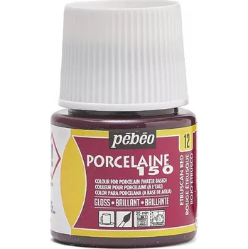 Výtvarná barva Barva na porcelán Pébéo Porcelaine 150 45 ml - 12 Etruscan Red