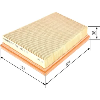 Vzduchový filtr Vzduchový filtr BOSCH F 026 400 110