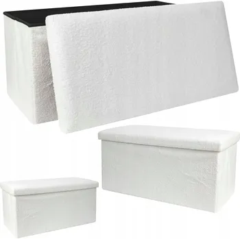 Taburet Taburet pohovka HowHomely bílá