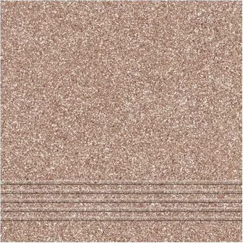 Dlažba Voltor Ochre VTR06 Stopnica mat - schodovka 33x33 šedá 168616