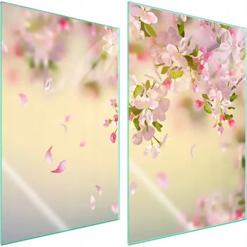 Obraz Skleněná ochranná deska na sporák 2x35x52 Květina