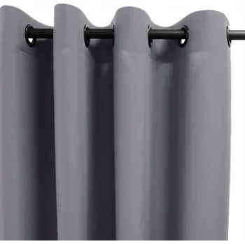 Obraz ZÁCLONY DO OBÝVÁKU NA KOLEČKÁCH 140x295 ŠEDÉ PANAMA NA MÍRU