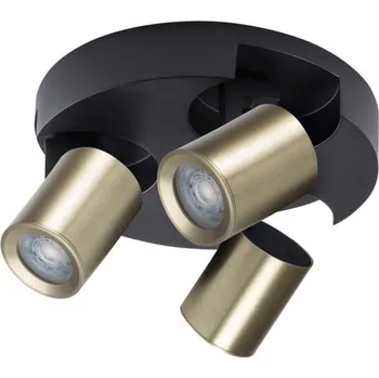 Bodové svítidlo Kanlux 38963 - Bodové svítidlo LAURIN 3xGU10/10W/230V mosaz/černá
