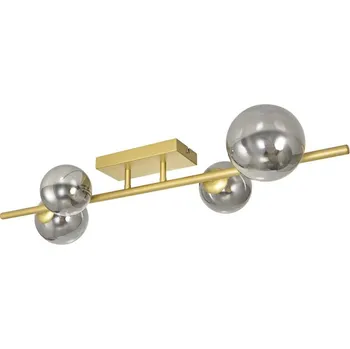 Brilagi - LED Přisazený lustr MILLA 4xG9/3W/230V zlatá/kouřová