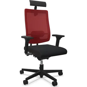 Sedus kancelářská židle black dot 24 bd-124 MEMBRÁNA ZÁDOVÉ OPĚRKY: Membran grey M43, barva potahu sedák: Phoenix Havana YP009 Black (9P2), TYP KOLEČEK: NA KOBEREC