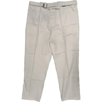 Pánské kalhoty Bundeswehr Kalhoty BW bavlněné s opaskem BÍLÉ BÍLÁ - WHITE 62