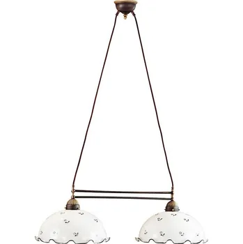 Kolarz 731.82.25 - Lustr na lanku NONNA 2xE27/75W/230V modrá