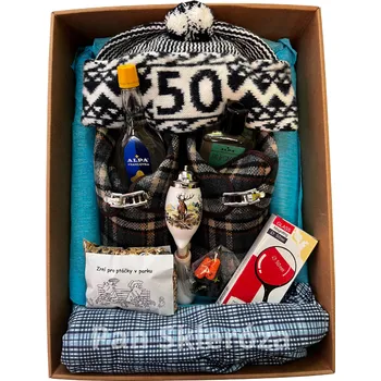 Čepice Pegres Dárkový set XXL k padesátinám