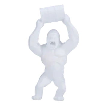 OEM Dekorativní socha gorila Barva: Bílá