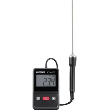 Přesný digitální teploměr s vpichovací sondou Voltcraft PTM-200 | -200 až +200 °C | Pt1000