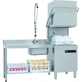 Myčka nádobí RM GASTRO Myčka průběžná QQI 102 P s odpadovým čerpadlem RedFox + ZDARMA chemie 1+1