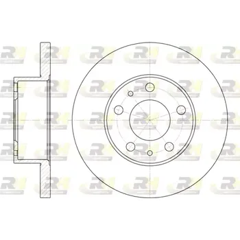 Brzdový kotouč ROADHOUSE Brzdový kotouč - 280 mm RDH 6473.00