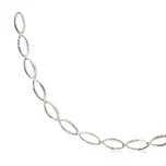 Zlatnictví Helios Náhrdelník z bílého zlata s rytím